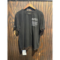 Heron Preston NASA Base Layer Black T-Shirt Orange Stitching Men Large L Italy