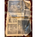 Vintage 1969 Apollo 11 Moon Landing Newspaper Clipping Man Steps Upon the Moon