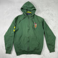 US Polo Assn Green Full Zip Hoodie Double Pony Logo Men's Medium