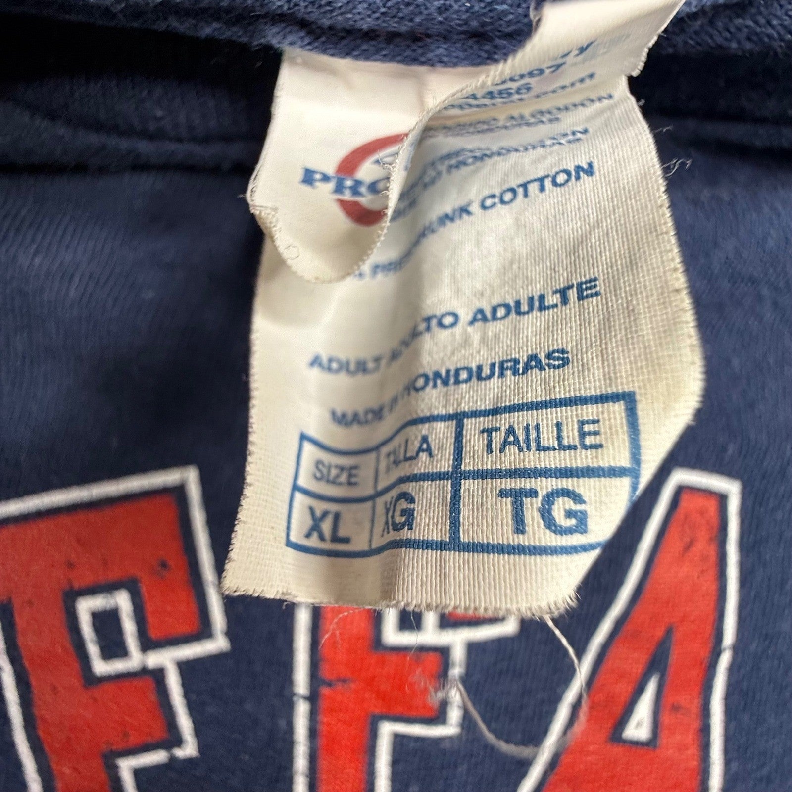 Buffalo Bills AFC East Division Graphic T Shirt Navy Blue XL