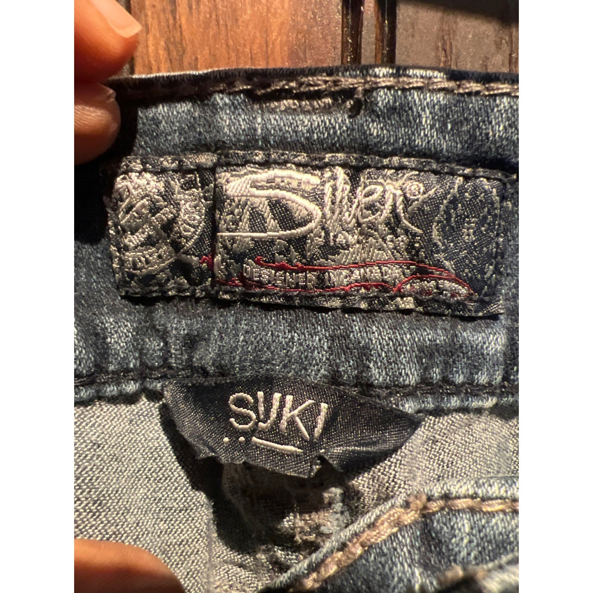 Silver Jeans Co Suki Mid Rise Slim Bootcut Blue Denim Jeans 16x30 Medium Wash