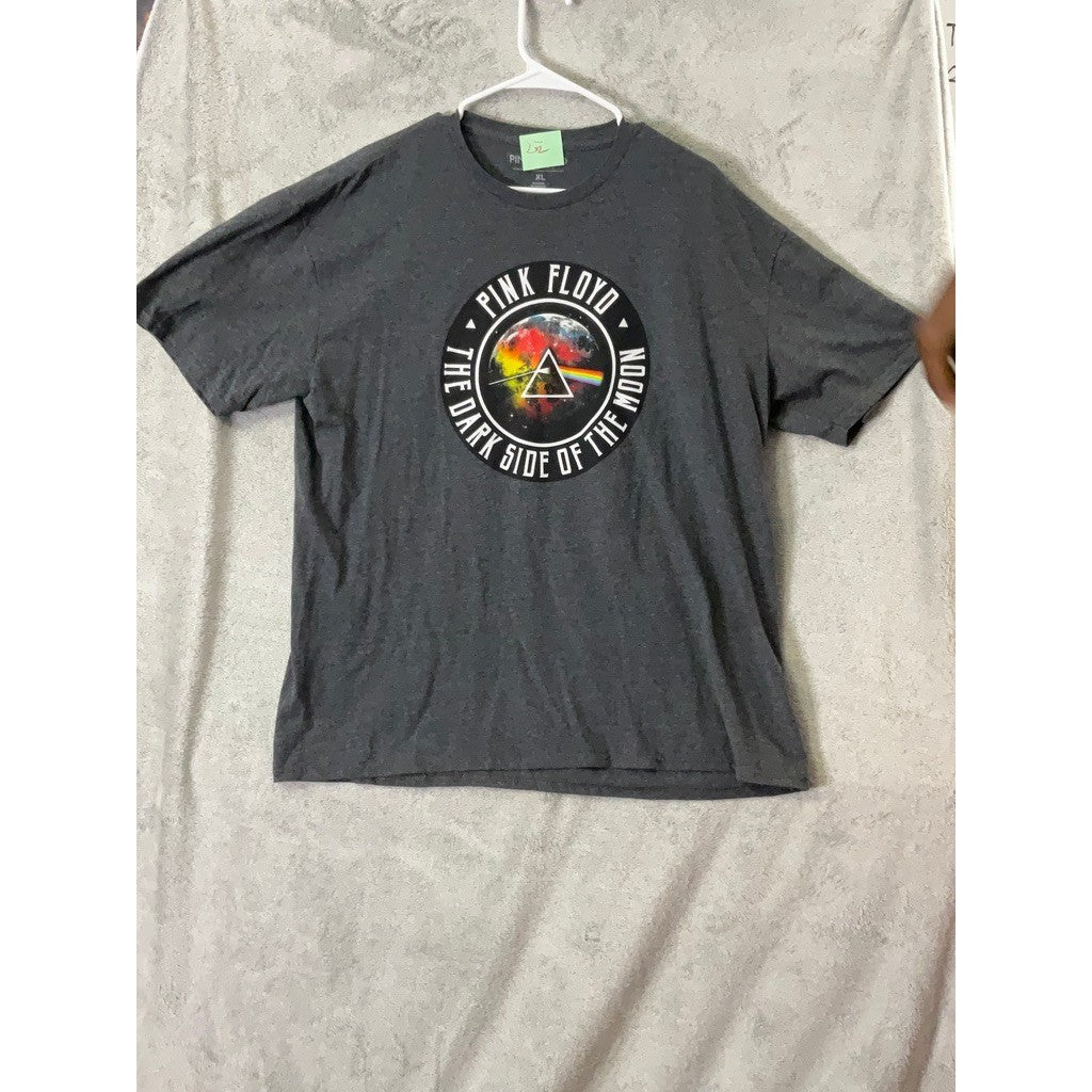 Pink Floyd The Dark Side of the Moon Graphic T Shirt Mens XL Gray Concert Tour