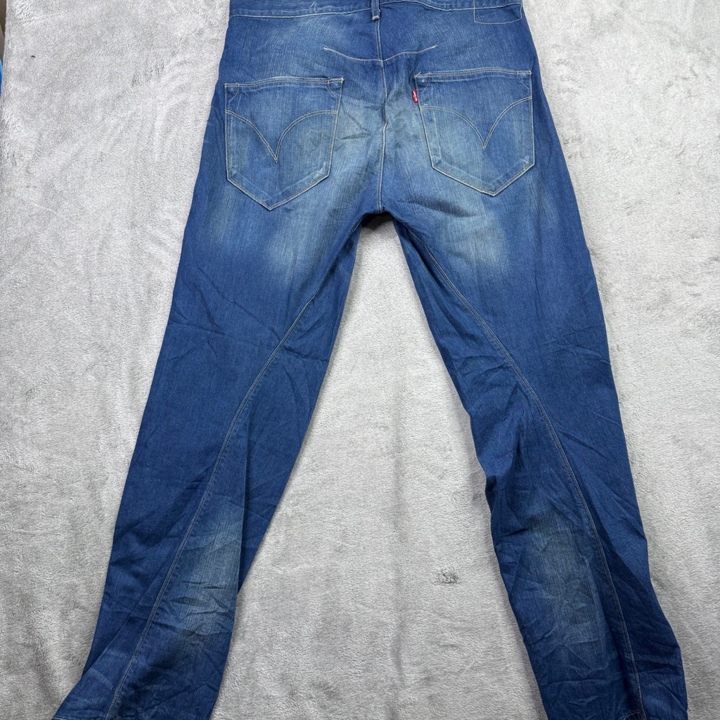 LEVIS ENGINEERED JEANS 32 Mens Blue Denim Straight Leg Pants