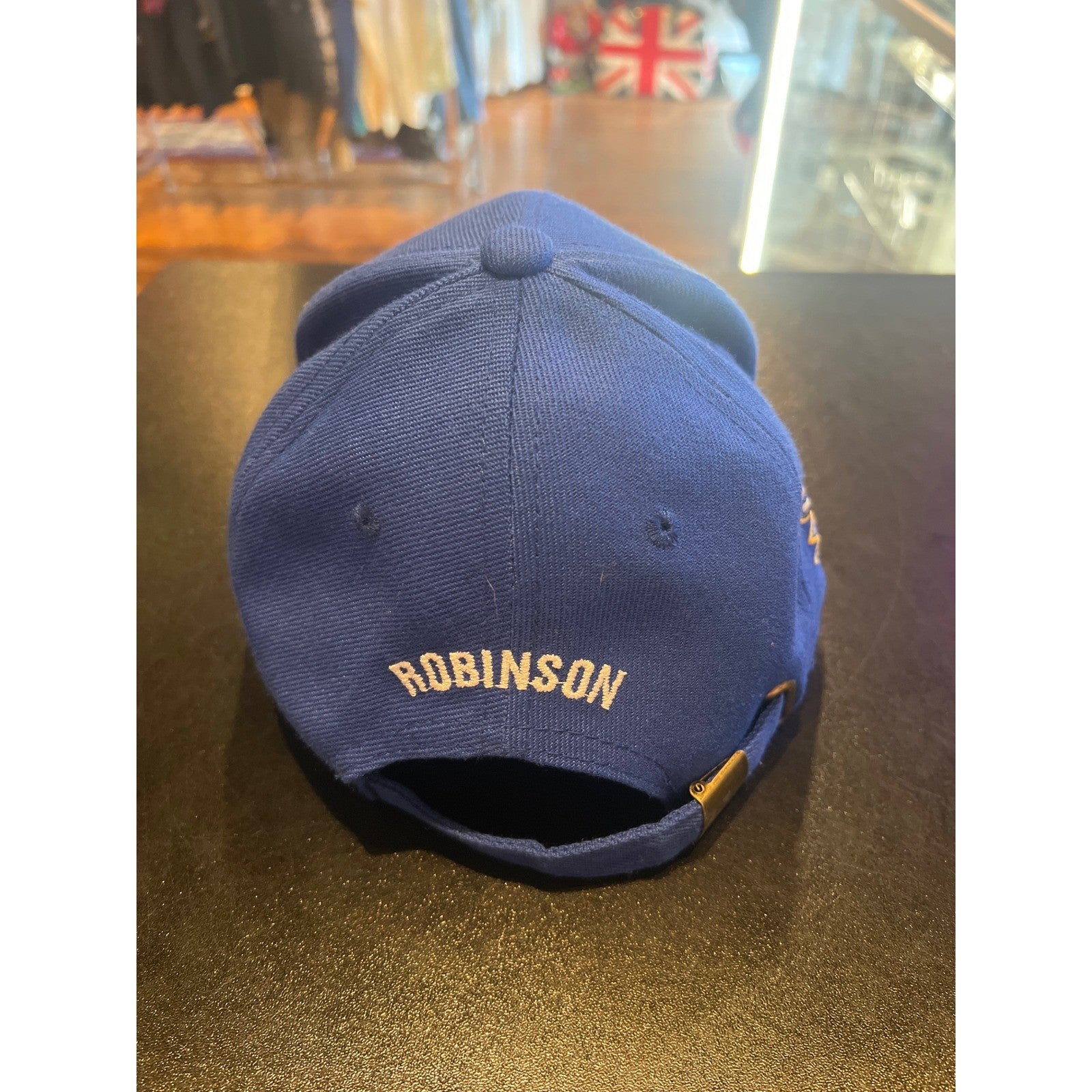 American Needle Jackie Robinson Brooklyn Dodgers 42 Baseball Hat Royal Blue NWT