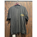 Vintage Cairo Egypt Embroidered Pyramid T-Shirt Faded Black Mens XL 22x28