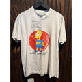 Vintage 1990 Bart Simpson I Didnt Do It Graphic T-Shirt White Single Stitch XL