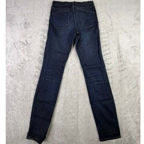 AYR Skinny Jac Dark Indigo Denim Jeans Womens Size 24x30 Made in USA