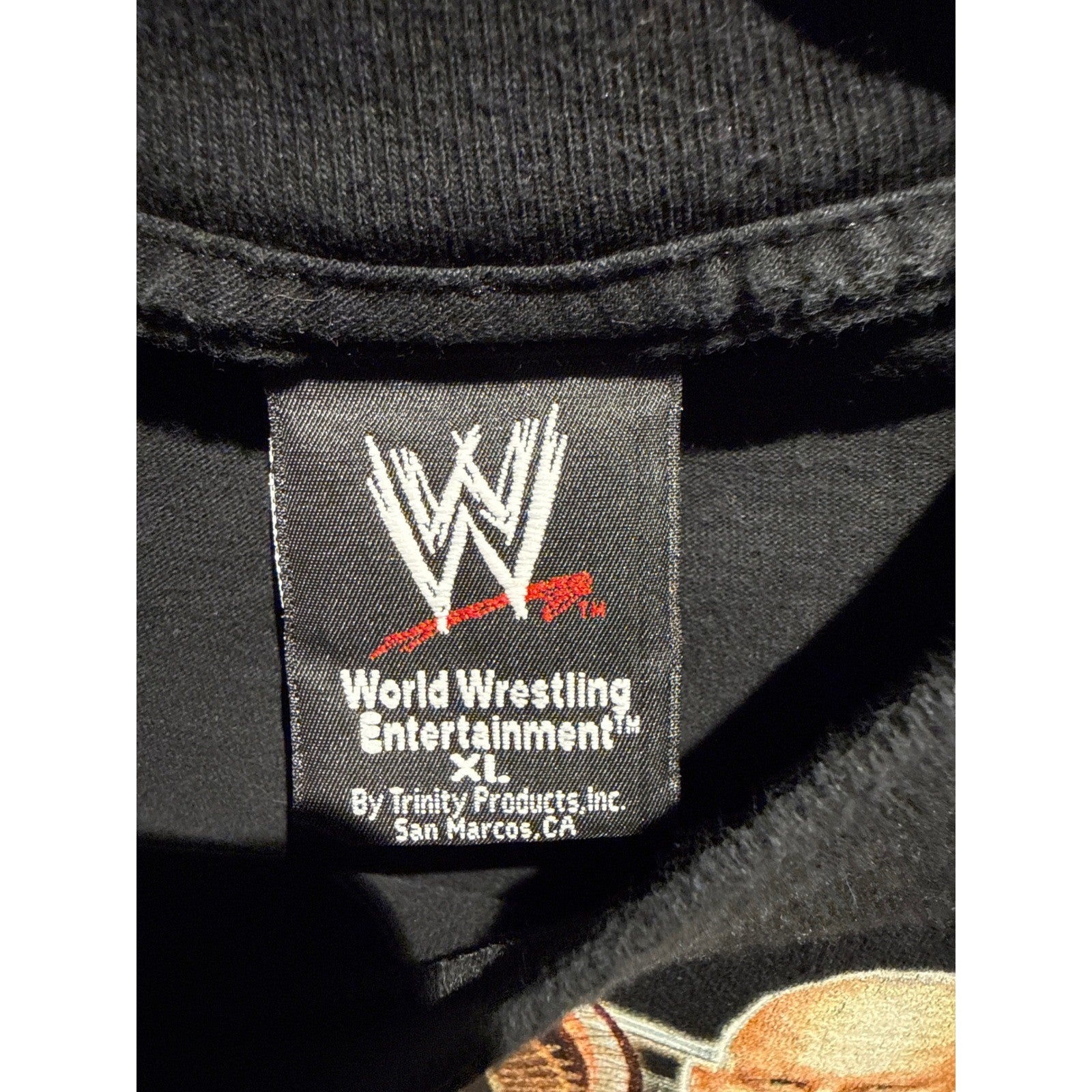 Mens Vintage 2003 WWE WrestleMania XIX T Shirt XL Black Trinity Products 22x31