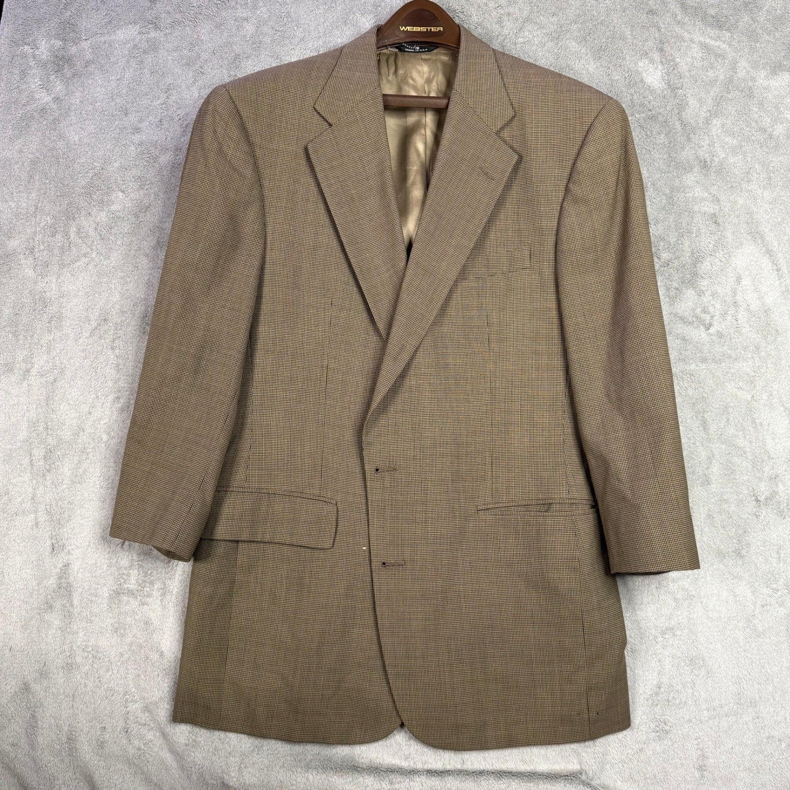 Polo University by Ralph Lauren Men's Tan Blazer Sport Coat Made USA Size 42R