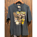 Vintage Branson Missouri Music Eagle Flag T-Shirt Fruit of the Loom Black XL