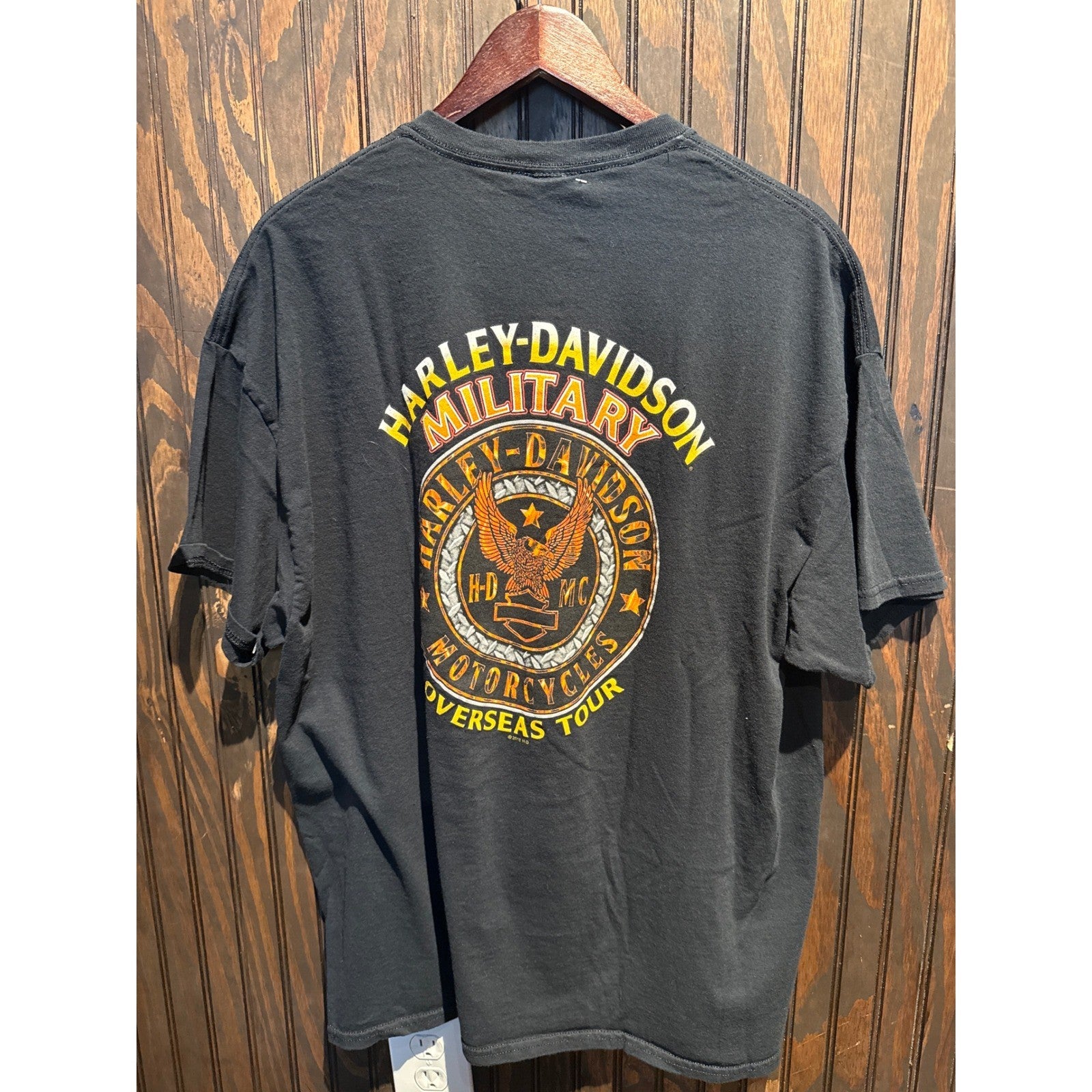 Harley-Davidson Military 42WLA Liberator T-Shirt Mens 2XL Smoky Mountain TN Blac