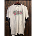 Gildan Alpha Kappa Alpha Sorority T-Shirt White Pink Green Glitter Graphic L