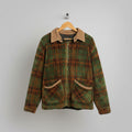 Tsunami Sport Mens Vintage Varsity Jacket Black Wool Tan Suede Leather Bomber M