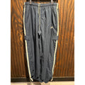 Nike Vintage Navy Blue White Stripe Cargo Track Pants Relaxed Fit Mens XL 16x31