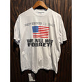 Vintage Jerzees September 11 2001 We Will Not Forget T-Shirt White Large XL