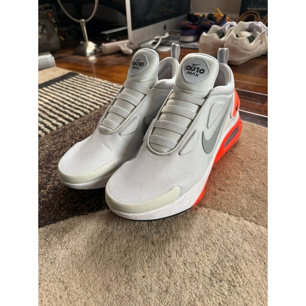 Nike Air Max 270 Bowfin Mens Shoes Gray Orange AO4687 002 Slip On Size 13