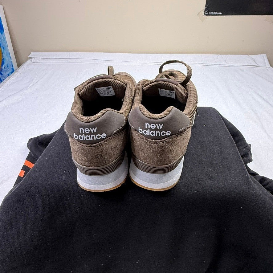 New Balance 515 Men's Brown Suede Mesh Running Sneakers Shoes Size 11.5