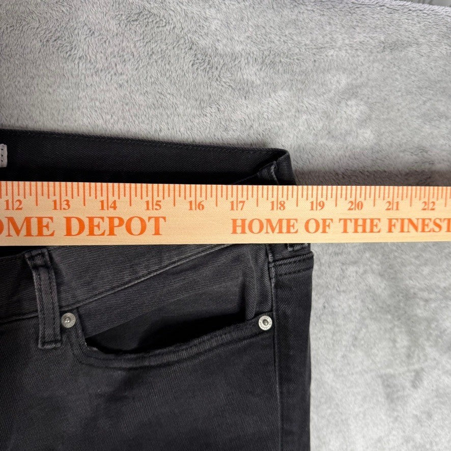 PAC SUN Stacked Skinny Jeans Mens 36x32 Black Distressed Ripped Slim Fit