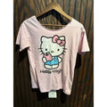 Hello Kitty Sanrio Pink Graphic T-Shirt Vintage Y2K Kawaii Scoop Neck Top 19x24