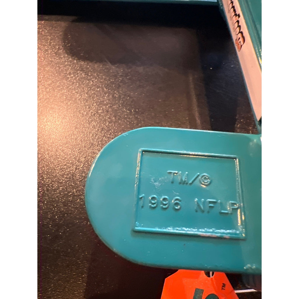 Miami Dolphins NFL Biplane Collectible Model Airplane Teal White Propeller Plane