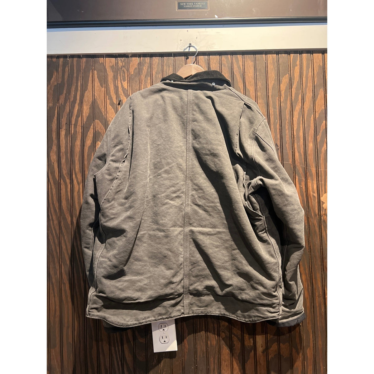 Carhartt Full Swing Relaxed Fit Washed Duck Fleece Lined Jacket Shadow Gray XL