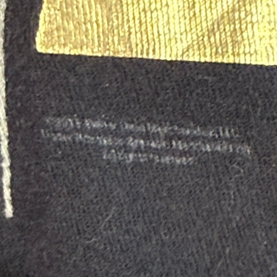 Justin Bieber Believe Tour T Shirt Black Gold Graphic Print Short Sleeve Size S