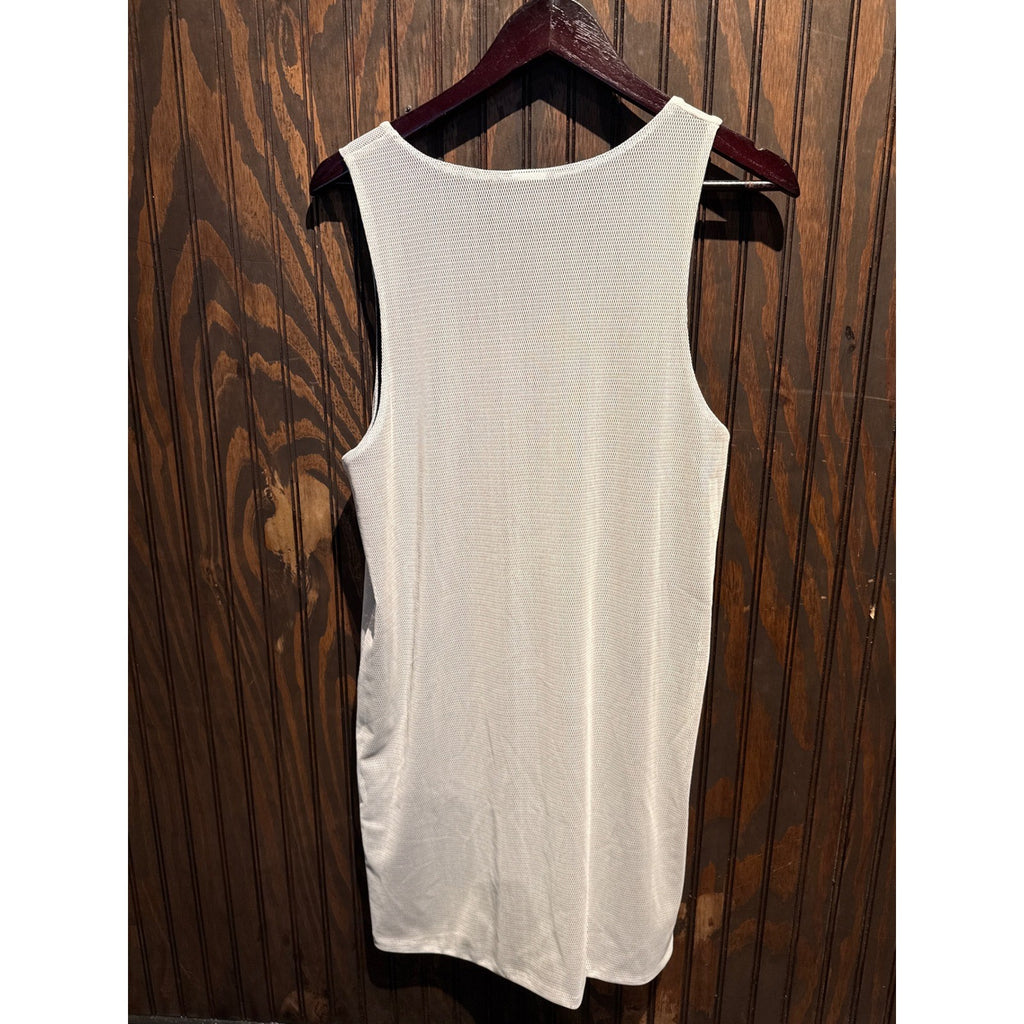 Stussy World Tour Mesh Tank Top White Graphic Sleeveless Jersey Mens XL