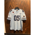 Vintage FUBU Sports Football Jersey Light Blue Navy 05 Mesh Streetwear Mens L