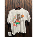 Vintage 1990 Air Simpson Bart Simpson Basketball Graphic T-Shirt White 20x24