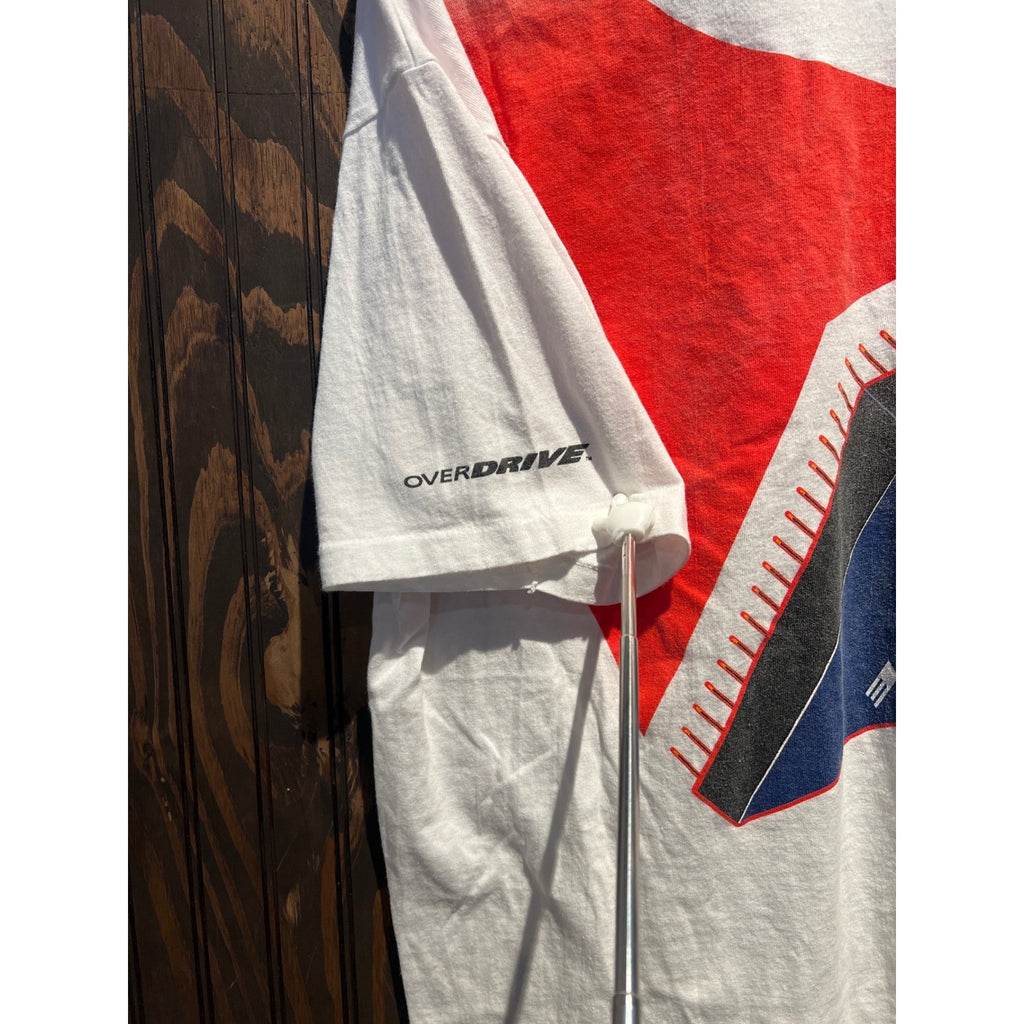 Vintage 90s Intel OverDrive T Shirt Hanes Beefy-T Single Stitch White XL USA