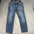 Levi Strauss 541 Athletic Fit Jeans Mens 36x32 Blue Wash Button Fly