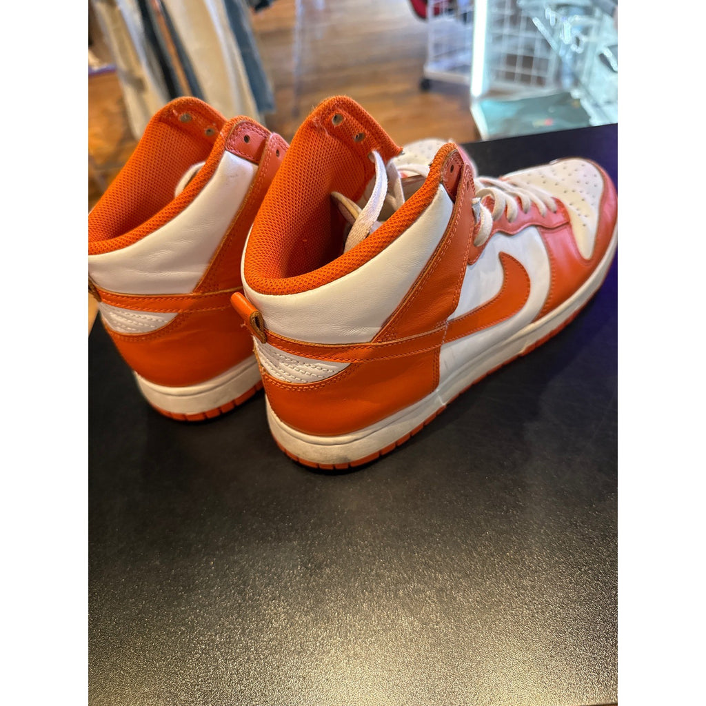 Nike Dunk High Syracuse Orange Blaze White DD1399-101 Mens High Top Sneakers