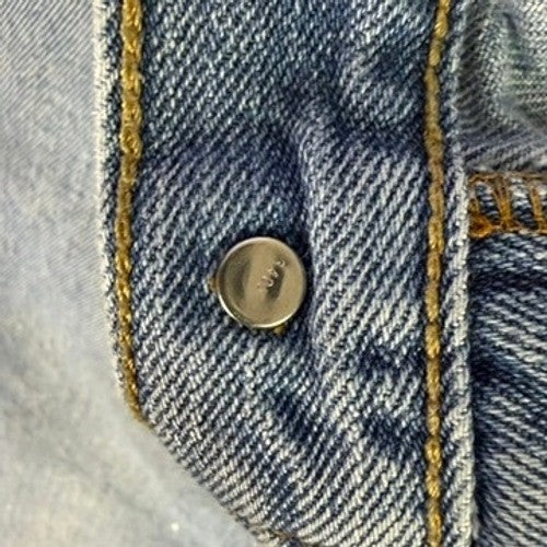 Levi's 505 Regular Fit Blue Denim Jeans Mens Size 34
