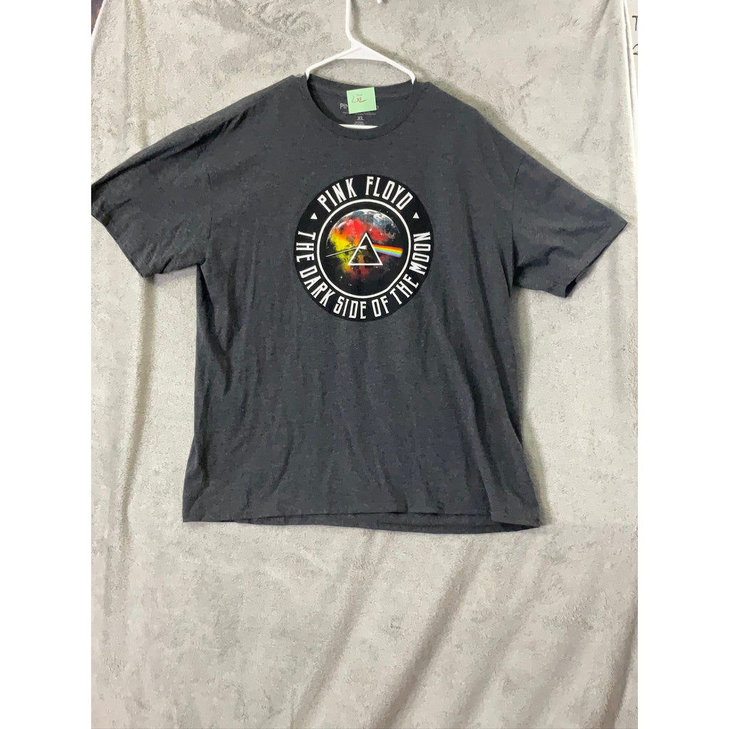Pink Floyd The Dark Side of the Moon Graphic T Shirt Mens XL Gray Concert Tour