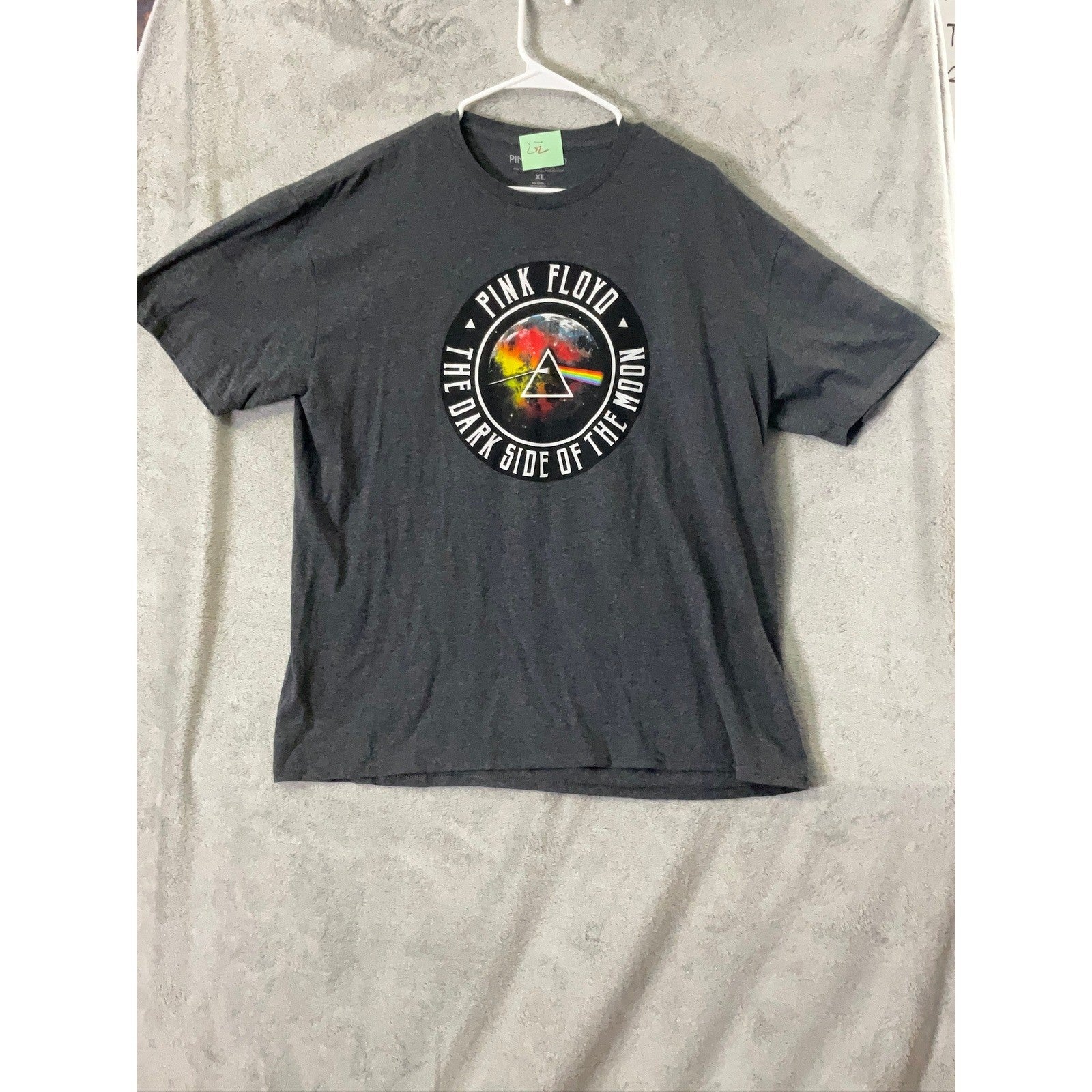 Pink Floyd The Dark Side of the Moon Graphic T Shirt Mens XL Gray Concert Tour