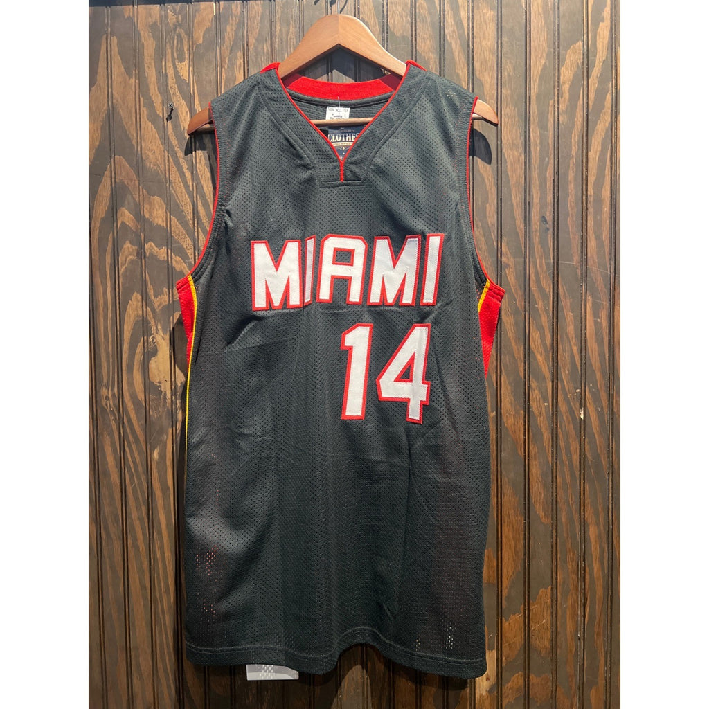 Tyler Herro Miami 14 Basketball Jersey Black Red Mesh Mens XL Clothes Brand