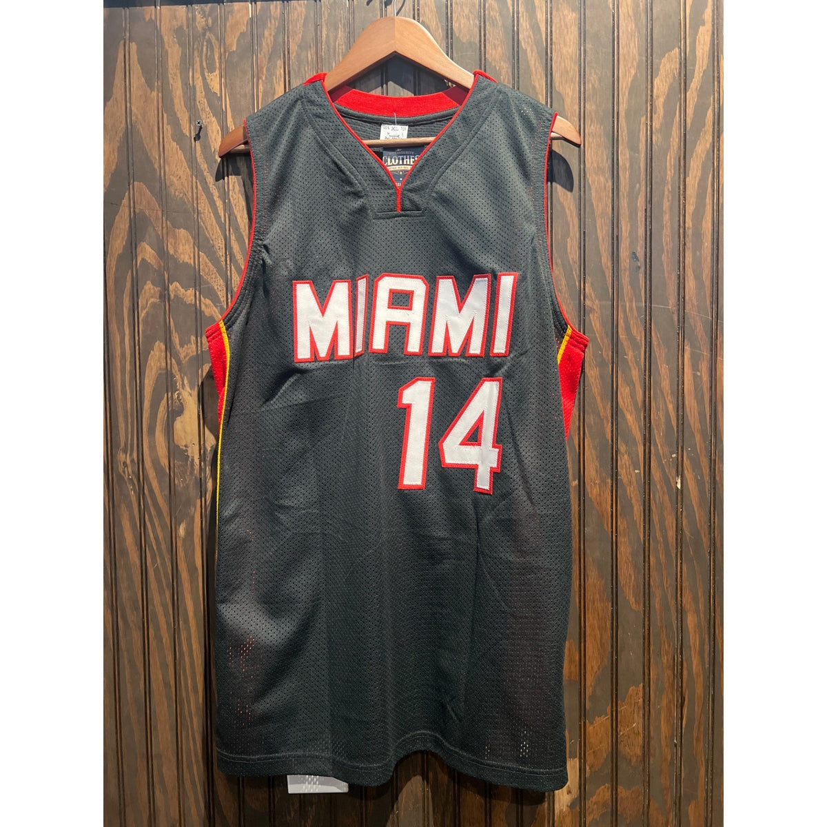 Tyler Herro Miami 14 Basketball Jersey Black Red Mesh Mens XL Clothes Brand