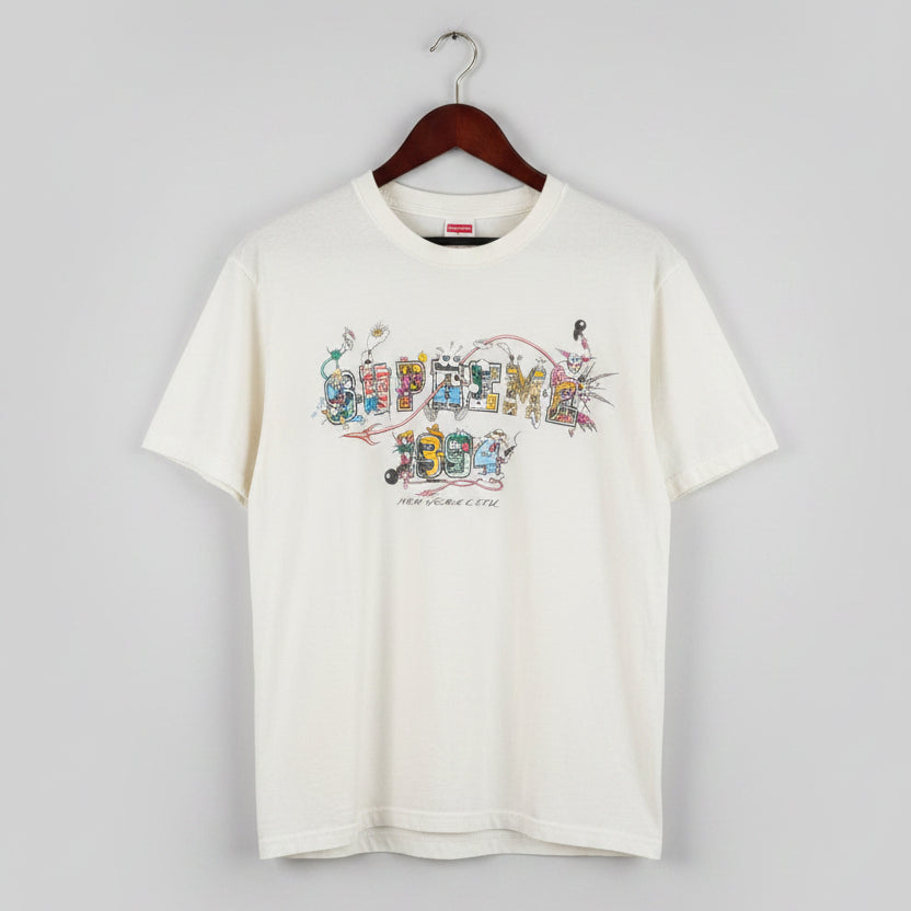 Supreme 1994 New York City Graphic T-Shirt Mens Medium White Cotton Made in USA