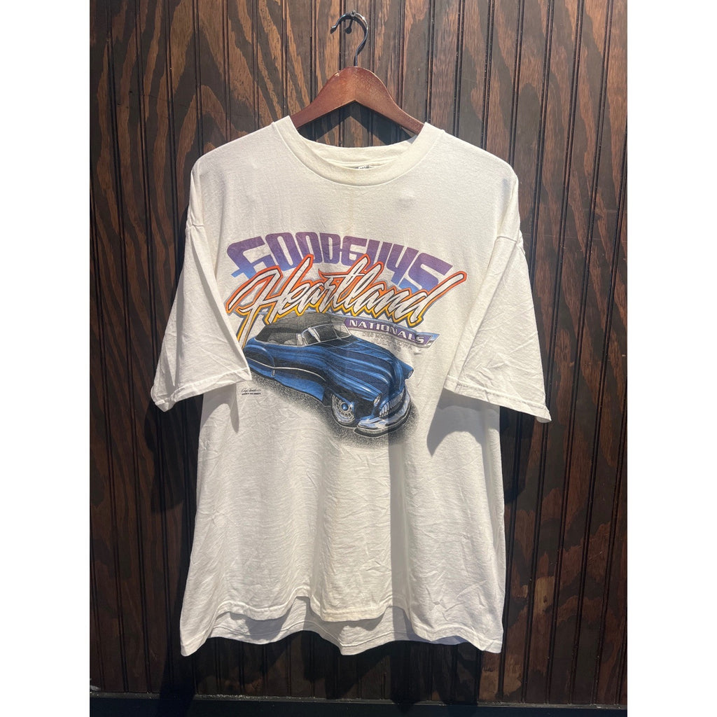 Vintage Goodguys Heartland Nationals Des Moines Iowa Car Show Graphic T-Shirt XL