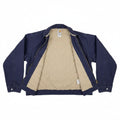 Carhartt FR Flame Resistant Work Jacket Navy Blue Quilted Lined Mens Size 44