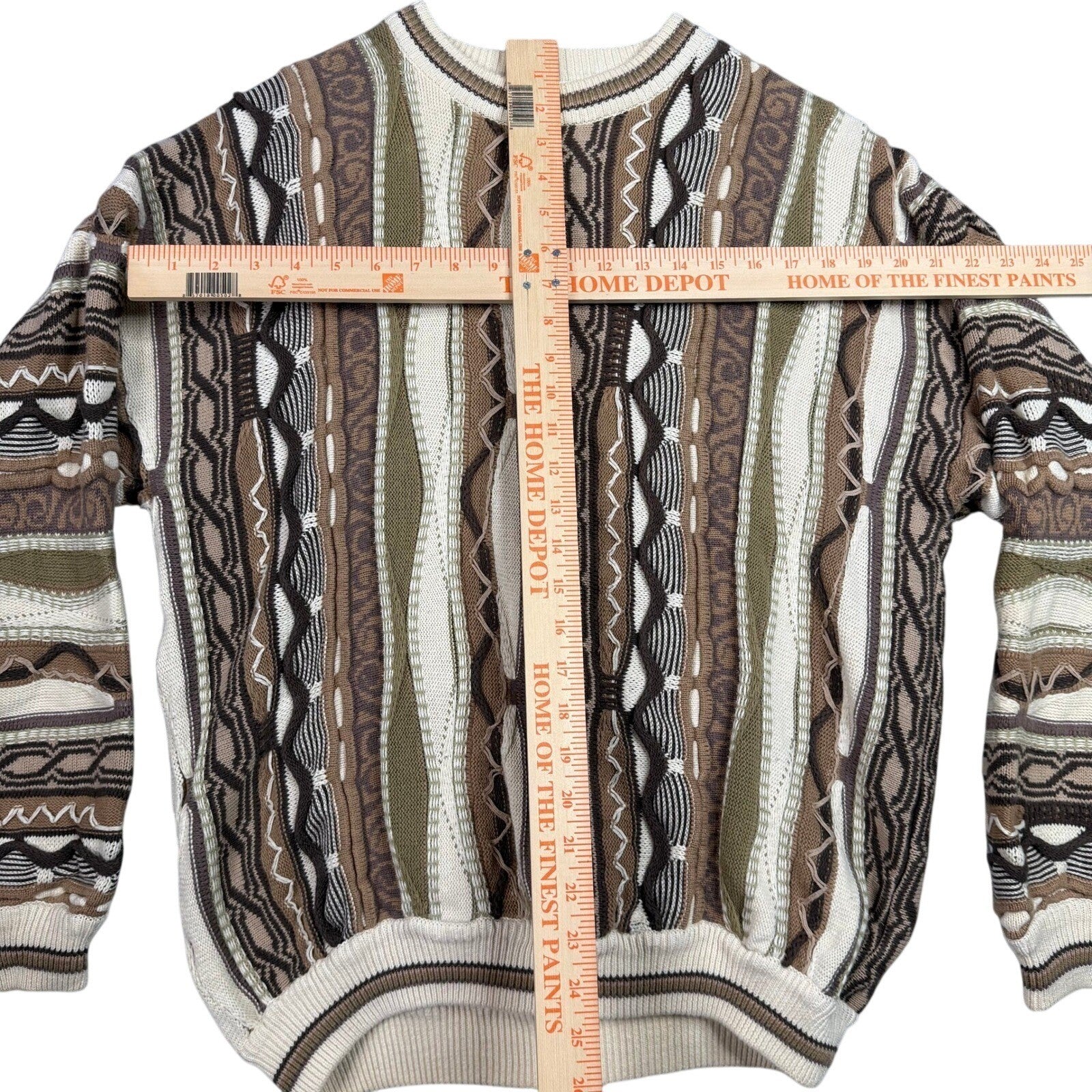 Coogi Style Sweater by The Executive New York Mens L Cotton Knit Casual