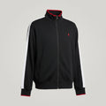 Polo Ralph Lauren Mens Track Jacket Black Red White Stripe Big Tall 3XB