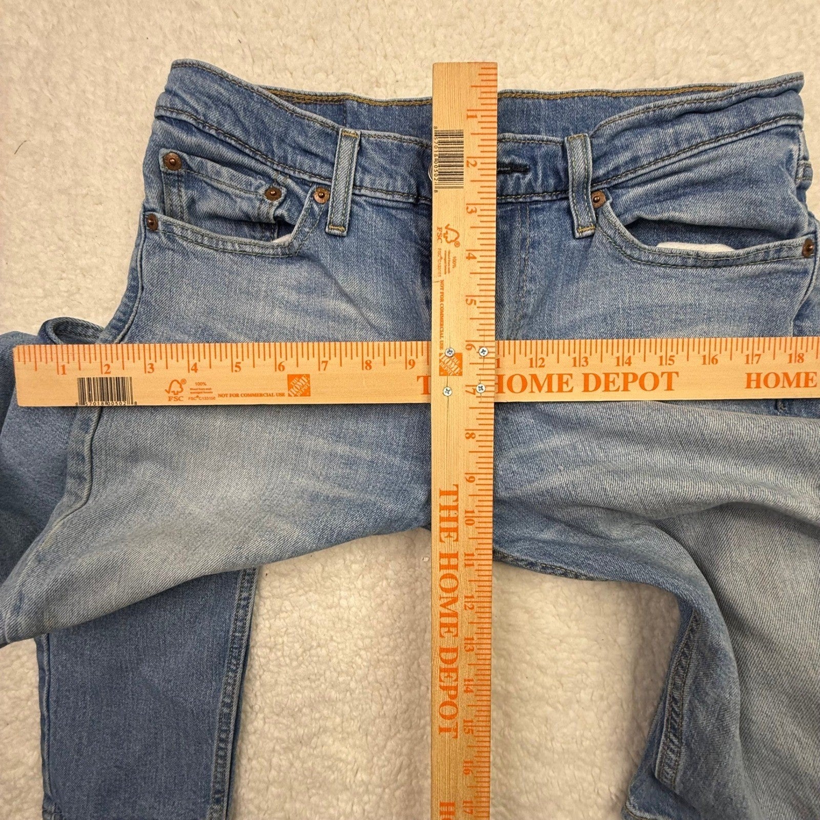 Levi Strauss 512 Slim Taper Jeans Mens W30 L32 Blue Denim