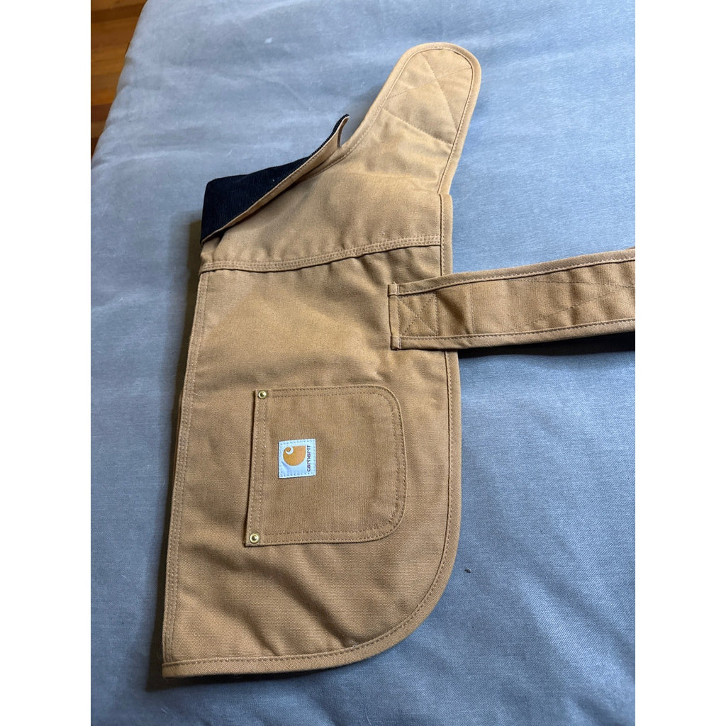 Carhartt Chore Coat Dog Vest Brown Cotton Duck Canvas Water Repellent P000034020