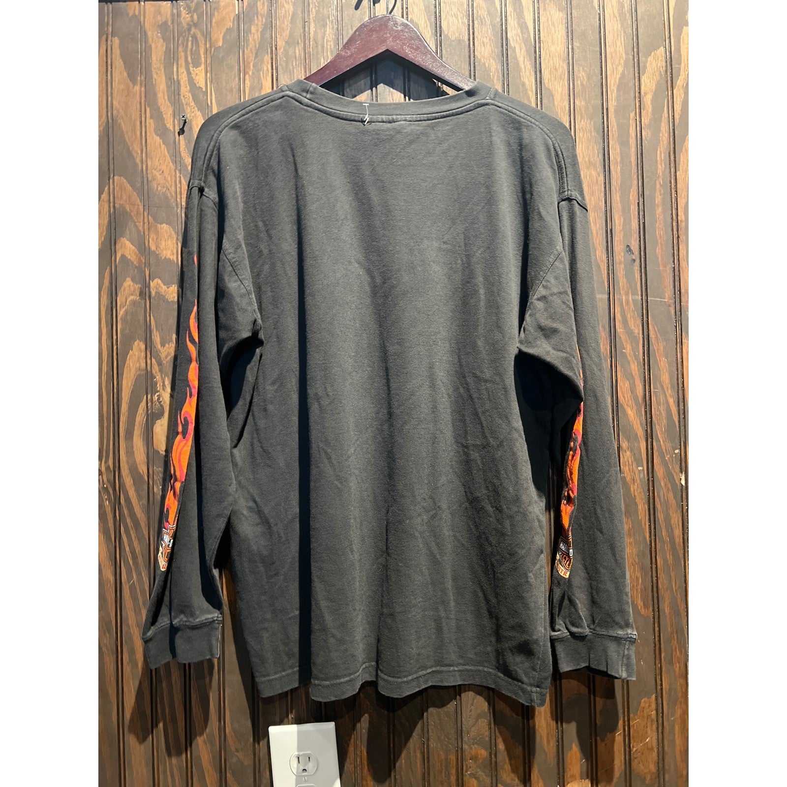 Harley-Davidson Australia Long Sleeve Graphic T-Shirt Faded Black Mens XL 23x27