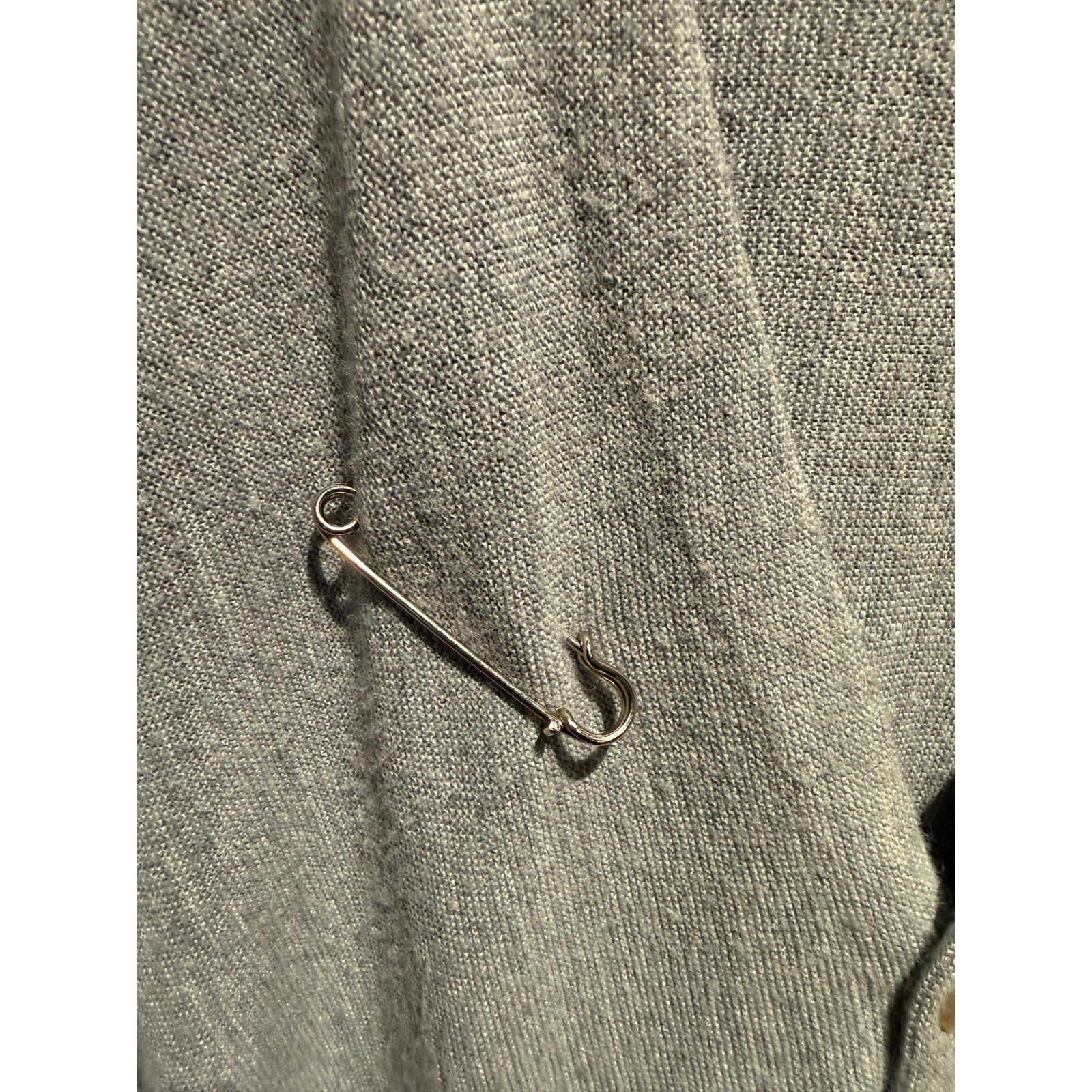 Christian Dior Monsieur Vintage Grey Cardigan Sweater Mens XL V-Neck CD Logo