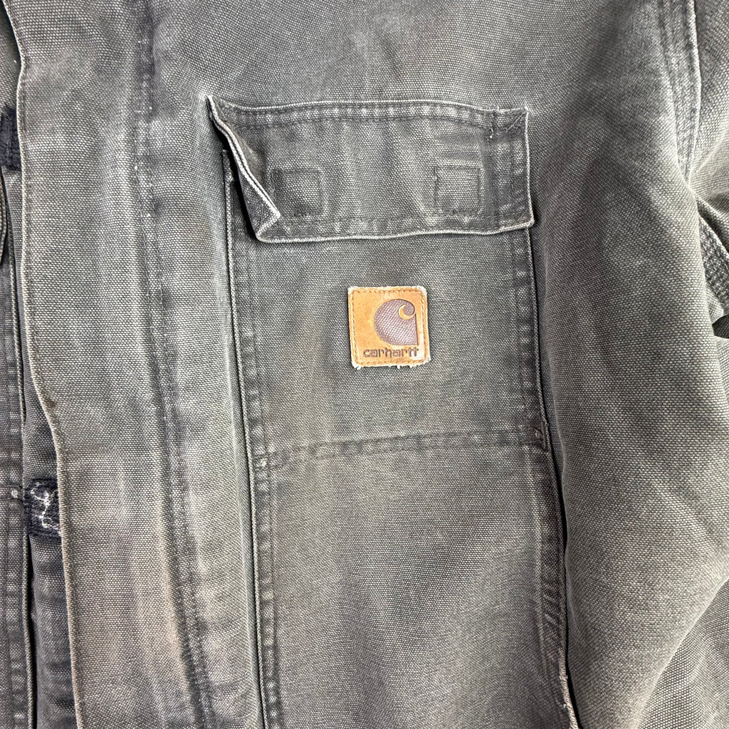Carhartt Arctic Quilt Lined Sandstone Traditional Jacket Faded Moss Green C26 MS