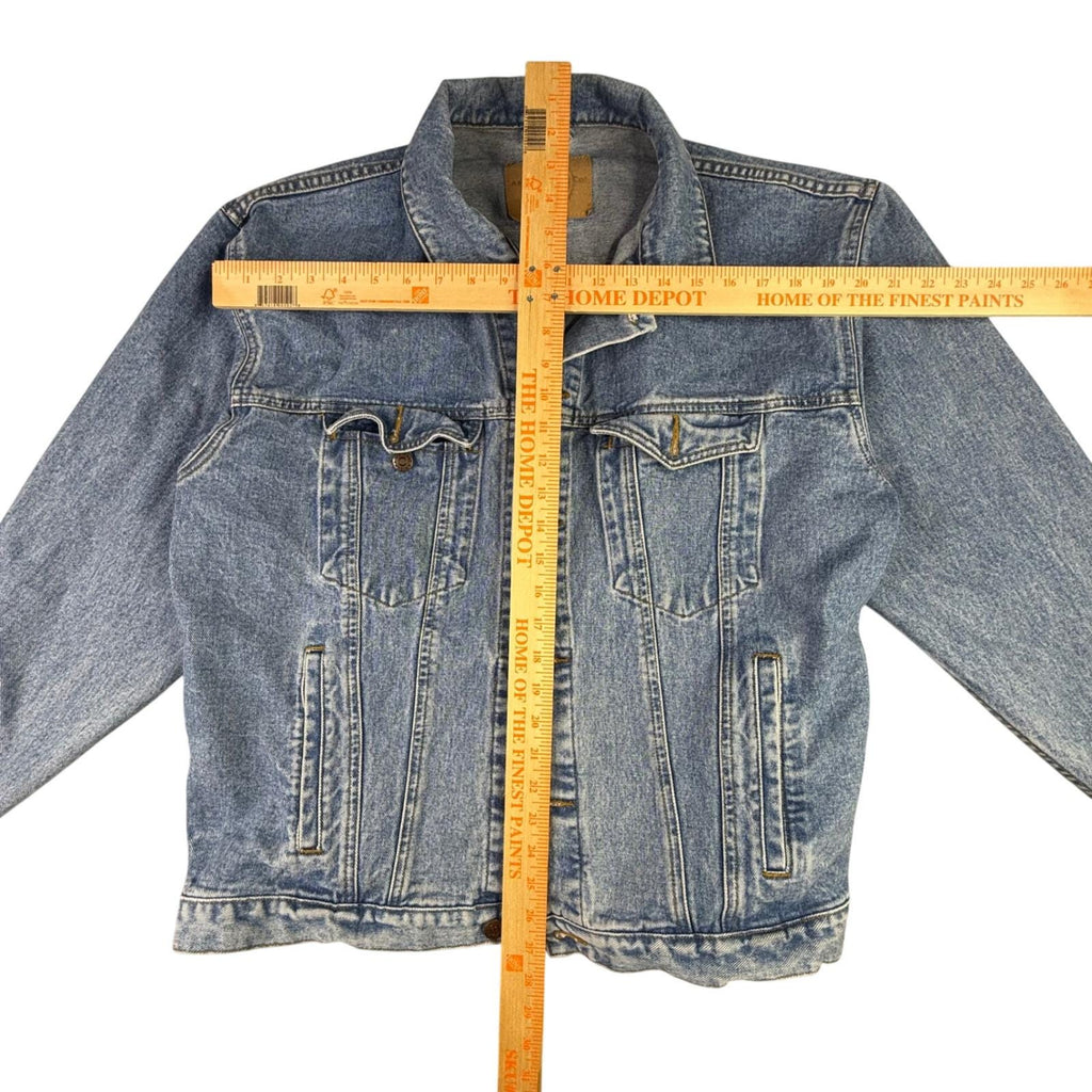 vintage Arizona Jean Co. men's denim trucker jacket Mens Classic Blue size L