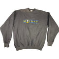 Vintage Mickey & Co Disney Sweatshirt XL Black Embroidered Donnkenny Crewneck