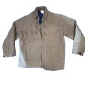 Vintage Carhartt Blanket-Lined Chore Coat Workwear Distressed Fade Sz M